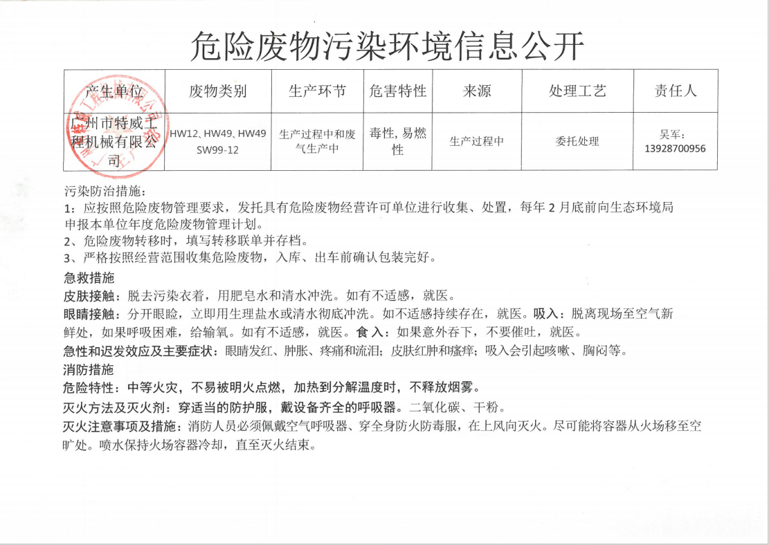 危險(xiǎn)廢物污染環(huán)境信息公開 危險(xiǎn)廢物污染環(huán)境信息公開